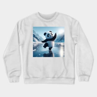 a dancing baby one panda Crewneck Sweatshirt